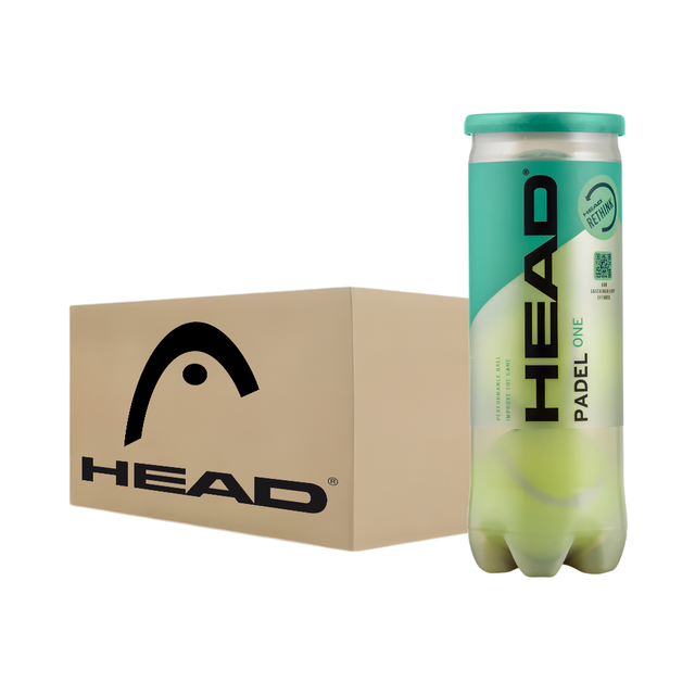 Carton de 24 tubes de balles Head Padel One x Esprit Padel Shop