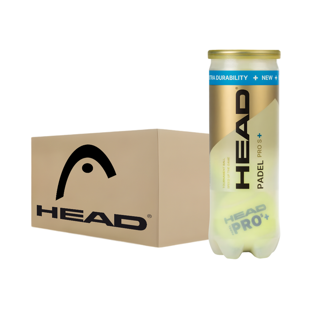Carton de 24 tubes de balles Head Padel Pro S+