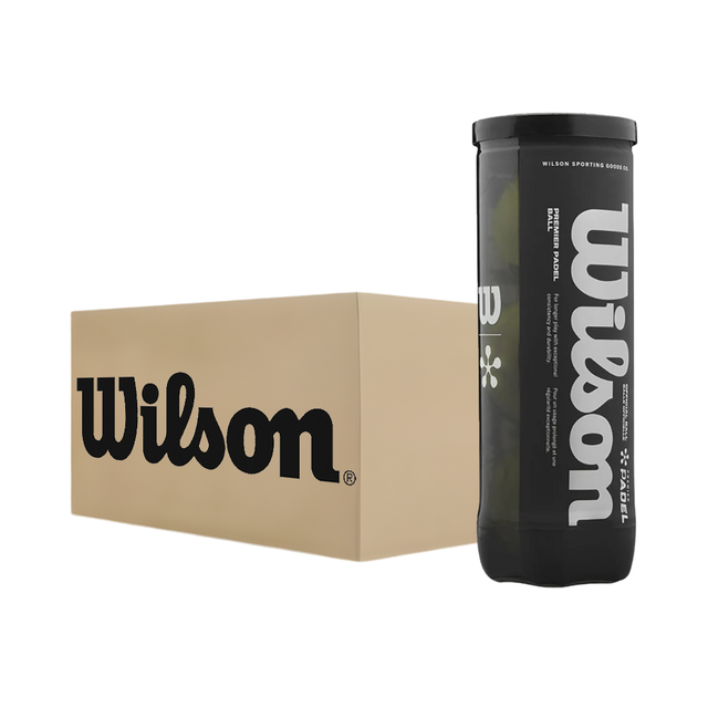 Carton de 24 tubes de balles Wilson Premier Padel