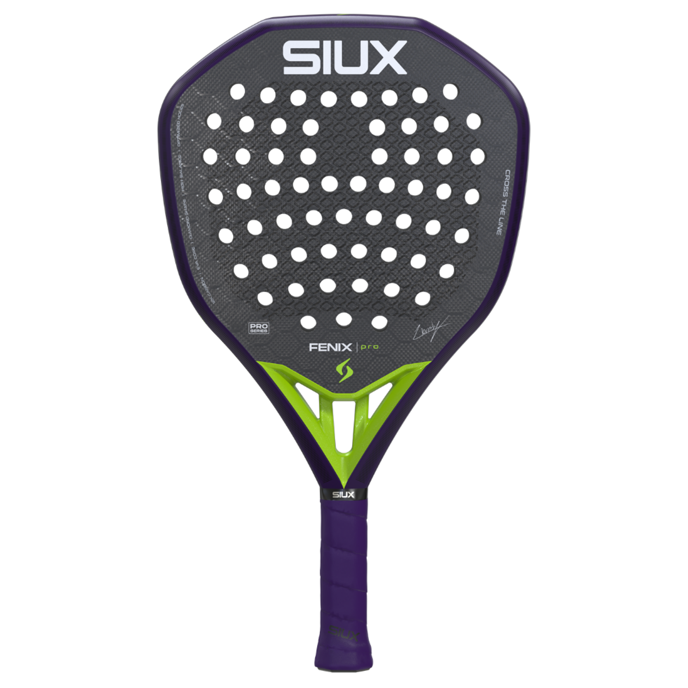 Raquette de padel Siux Fenix Pro VI Violet By Leo Augsburger 2026