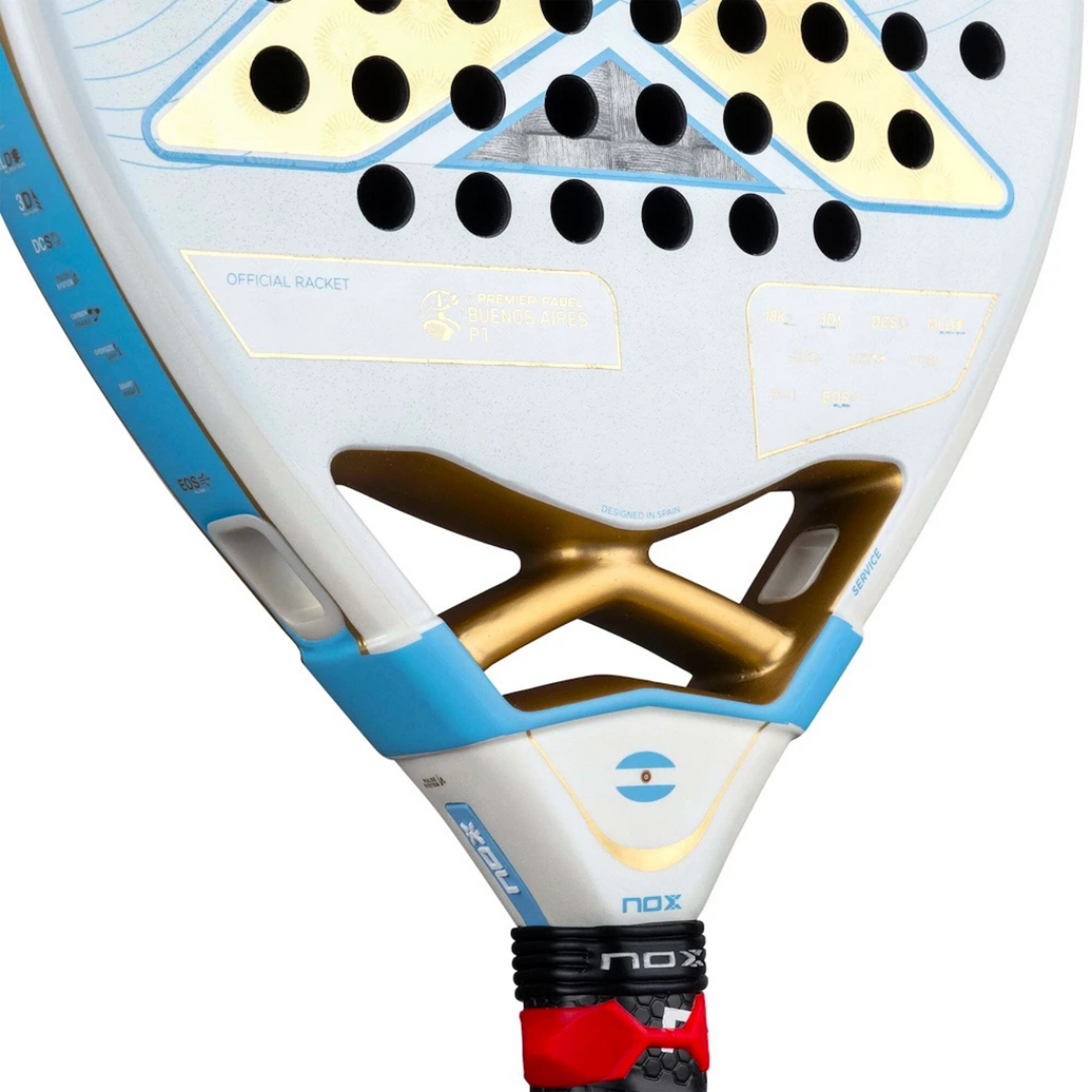Raquette de padel Nox AT10 18K Buenos Aires 2025