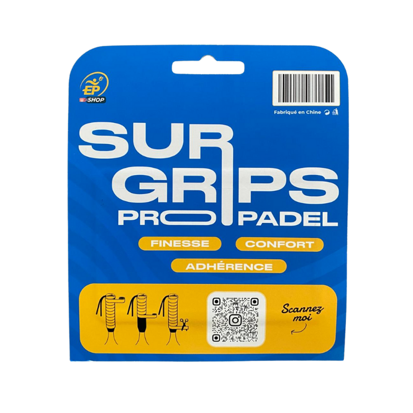 Surgrips Esprit Padel Shop Pro Padel Blanc x3