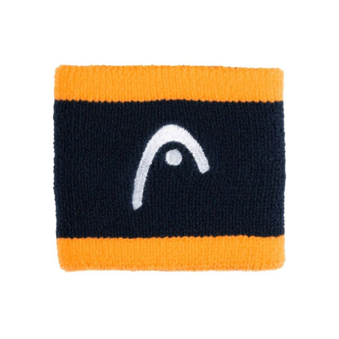Poignets Éponge Head 2.5" Noir/Orange x2