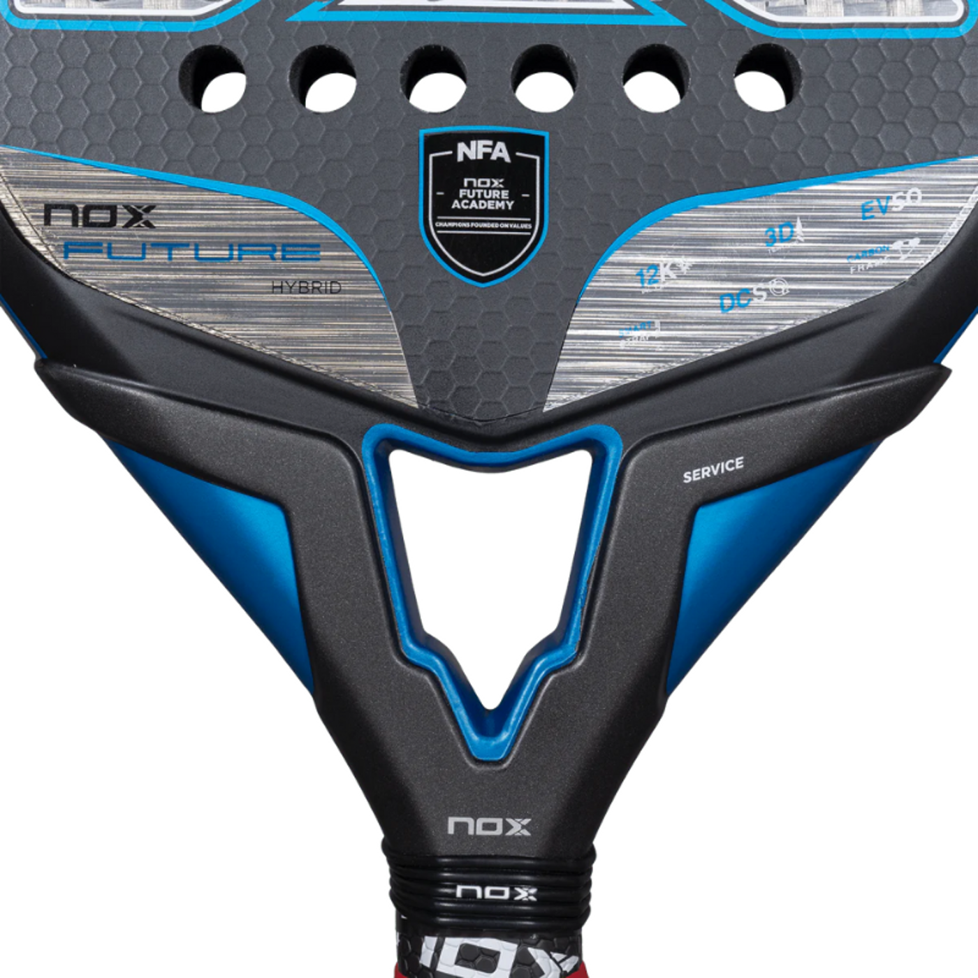 Raquette de padel Nox Future Hybrid 12K Alum NFA Series 2025